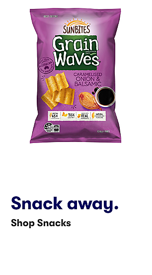 Snack away and shop snacks